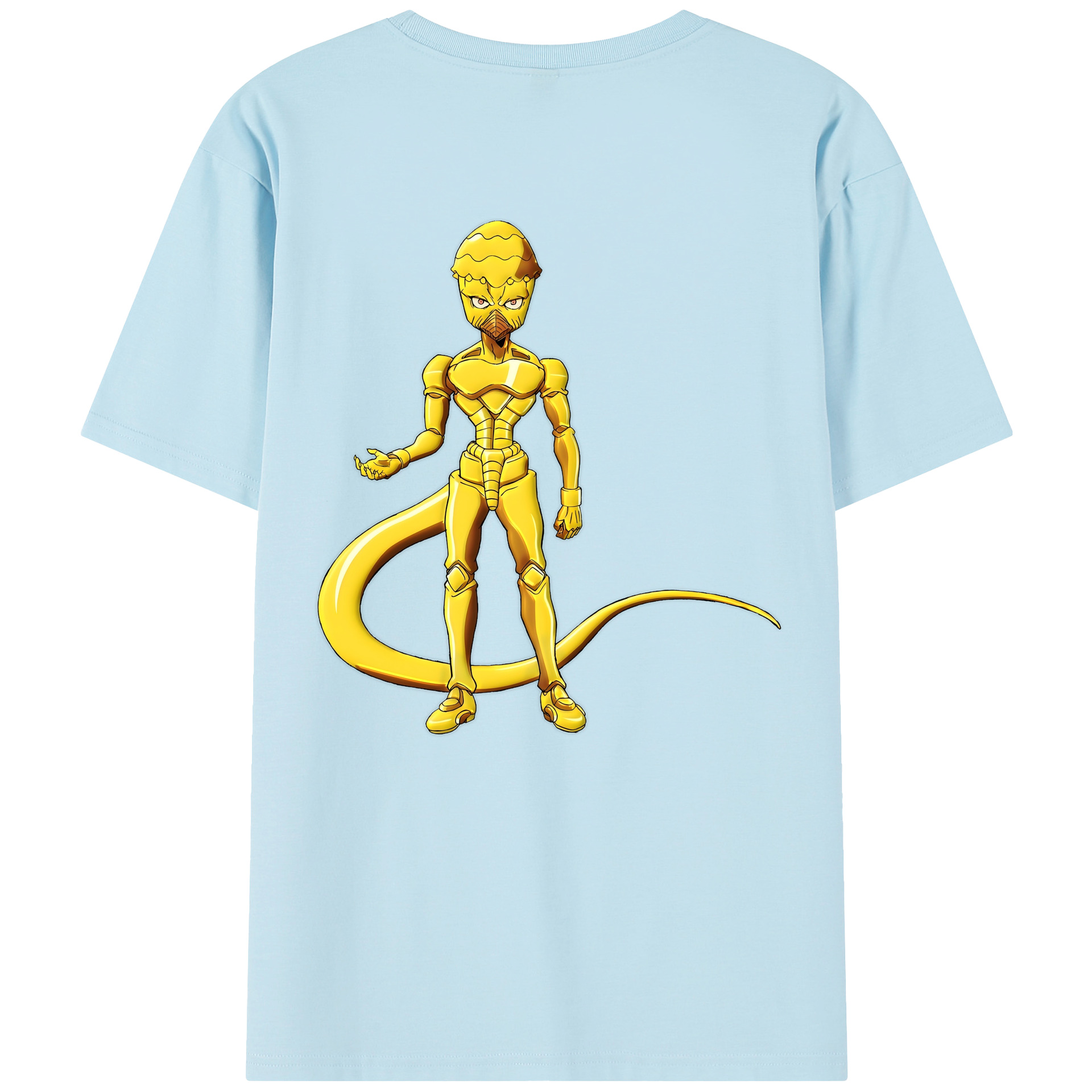 （画像用） ジョジョの奇妙な冒険 おといし あきら JoJo's Bizarre Adventure Akira Otoishi 綿100％半袖Tシャツ（背面プリント）
